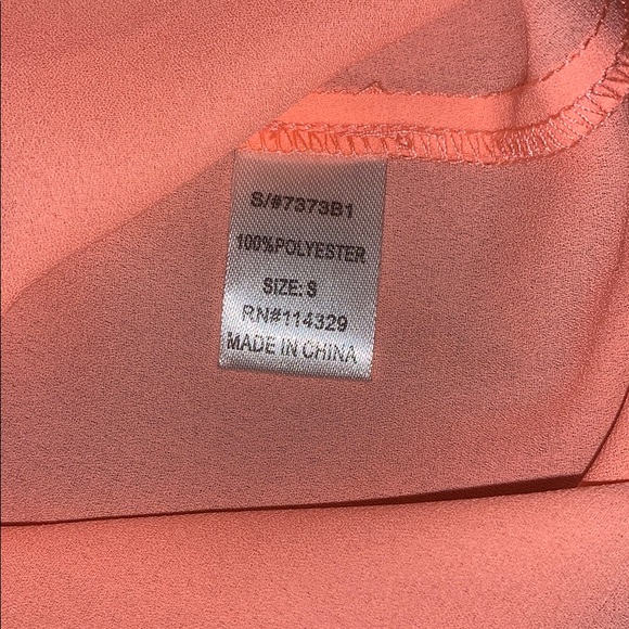 Peach Flowy Shirt - Picture 2 of 5